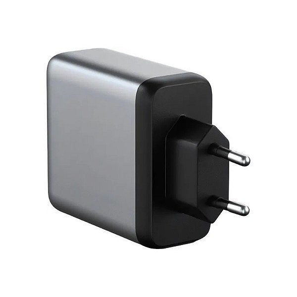 Carregador Satechiu ST-UC100WSM-Eu USB-C 100W PD de Parede - Cinza Espacial (Caixa Feia)