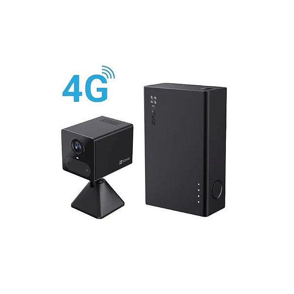 Câmera Ezviz 4G CS-CB2/PB 2K 4MM H.265 A Bateria Preta
