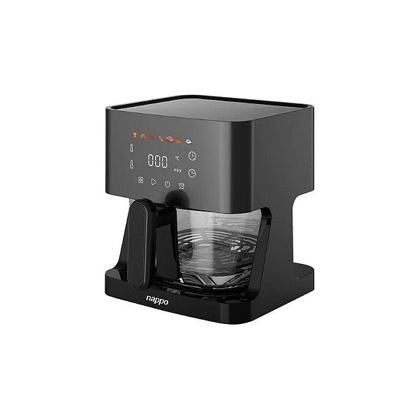 Fritadeira Air Fryer Nappo Digital Transparente NEF-239 1350W 5L 220V Preto