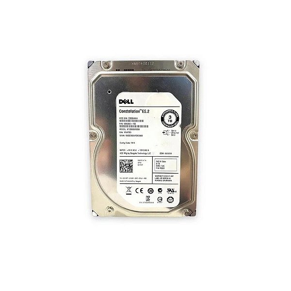 Disco Rígido 3TB Dell (Es.2-Es.3) 91K8T 64MB 6GPS Enterprise Sas Renew