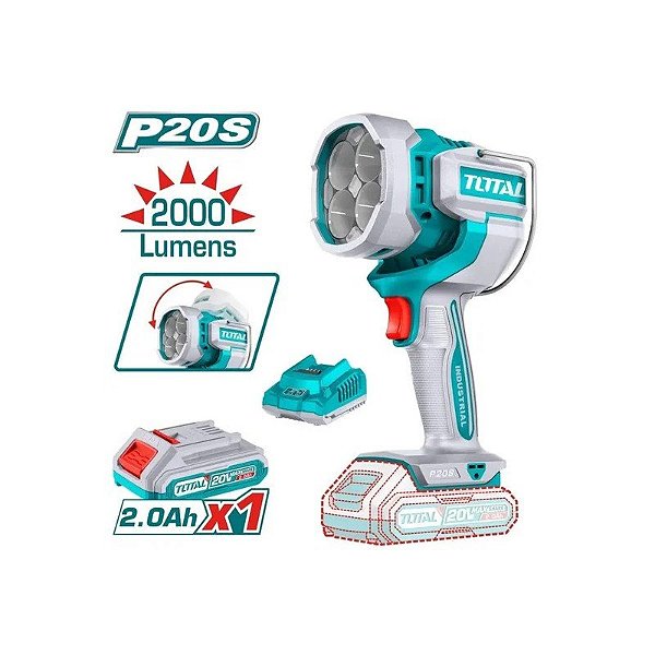 Lâmpada de Trabalho Total UTWLI20881 20V 22.5W