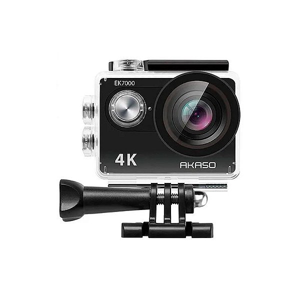 Câmera de Ação Akaso EK7000 - 4K - 20MP - Wi-Fi - Preto