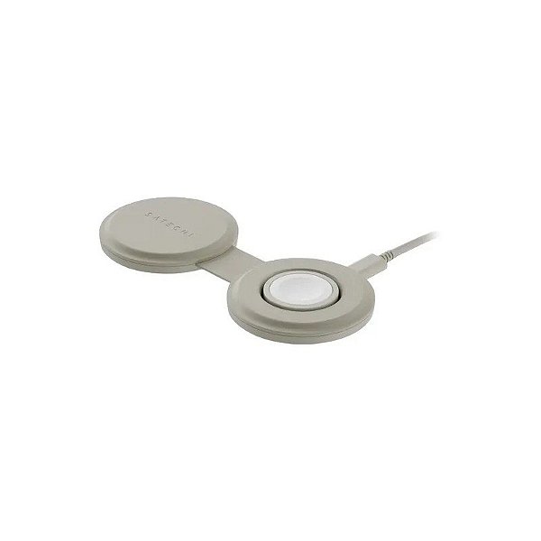 Carregador Sem Fio Satechi Onthego ST-QTG21W 2 Em 1 - Areia