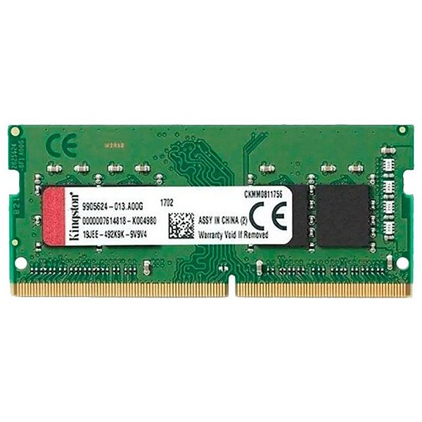 Memória para Notebook Kingston 8GB/3200MHz SODIMM DDR4 KVR32S22S6/8