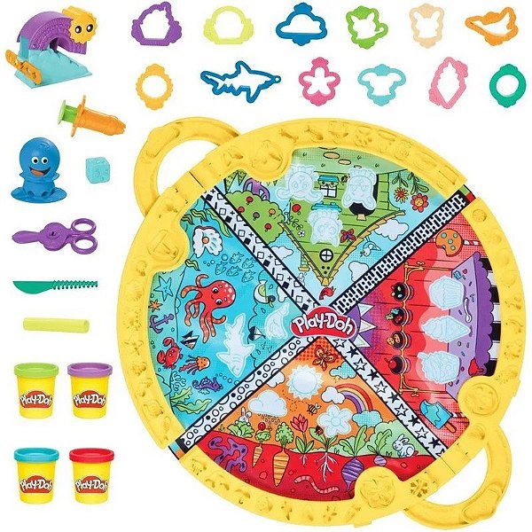 Tabuleiro de Massa de Modelar Play-Doh Fold 'N Go Hasbro - F9143