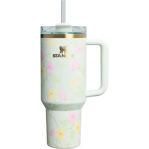 Garrafa Térmica Stanley Quencher H2.0 Tumbler 10-10825-1181 (1.18L) Spring Blossoms