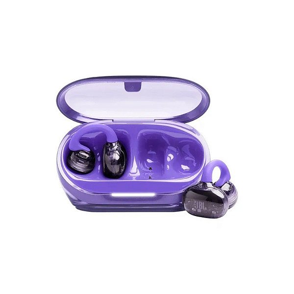 Fone de ouvido JBL Soundgear Clips Bluetooth Roxo