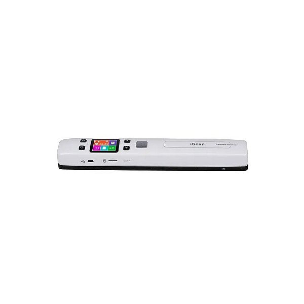 Scanner de Mão Iscan Portátil 1050DPI Jpeg/PDF HD LCD Branco