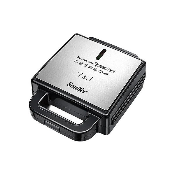 Sanduicheira Sonifer SF-6144S - 7 em 1 - 1400W - 220V 50/60Hz - Preto