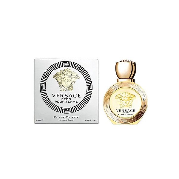 Perfume Versace Eros Para Ela - Água de Toalete - Feminino - 100ml