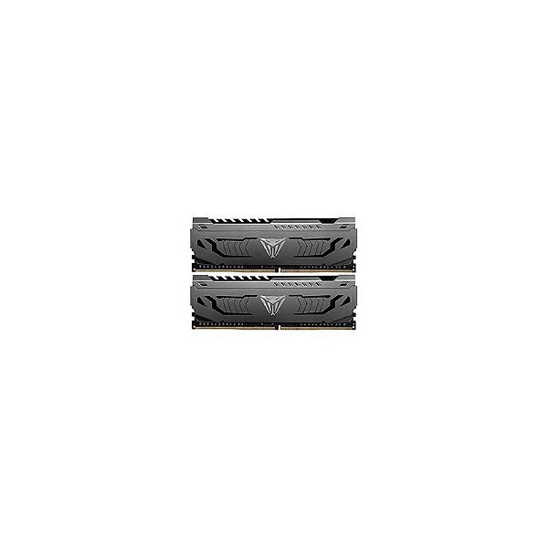 Pentes de Memória Ram Patriot Viper Steel DDR4 8GB (2X4GB) 3200MHZ - Cinza (PVS48G320C6K)