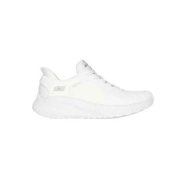 Calçado Skechers Slip-Ins Bobs Sport Squad Feminino Branco 6