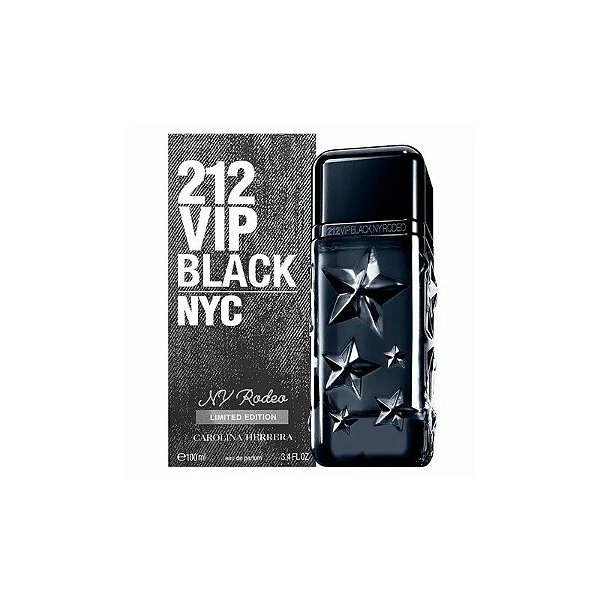 Perfume Carolina Herrera 212 Vip Black NY Rodeo - Água de Perfume - Masculino - 100ML
