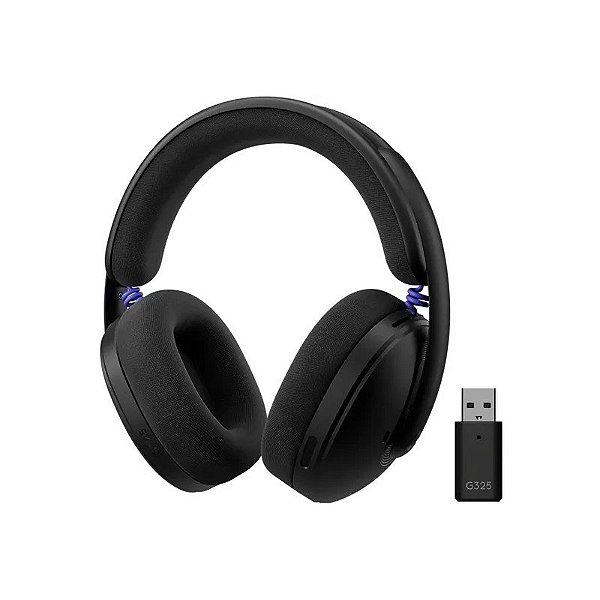 Headset Gamer Sem Fio Logitech G325 com USB para PC/PS5/Nintendo Switch - Preto