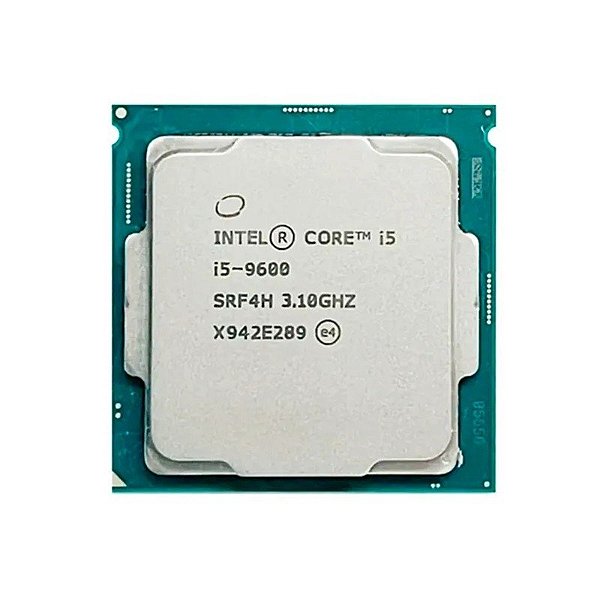 Processador OEM Intel 1151 i5 9600 4.6GHZ Sem Cooler Sem Ventoinha Sem Garantia