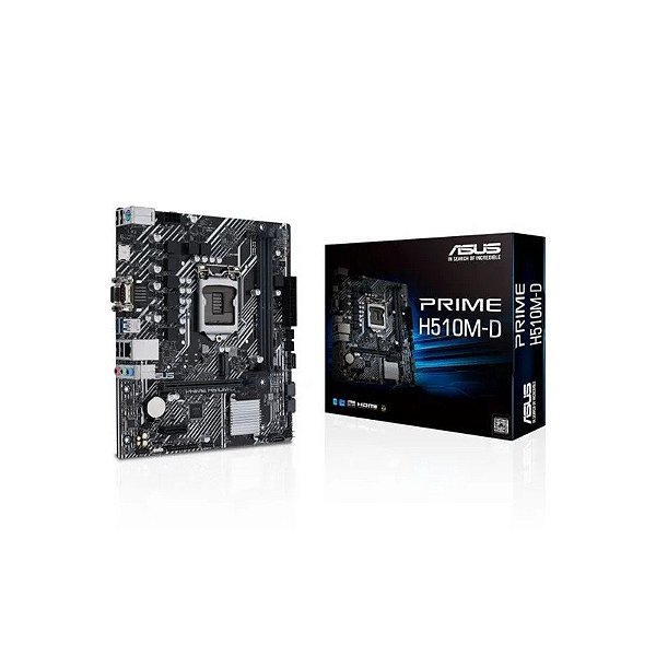 Placa-Mãe Asus Prime H510M-A Intel LGA 1200 Micro ATX
