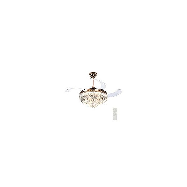 Ventilador de Teto Satellite A-FAN8101 com Luminária 66W / Bivolt - Dourado