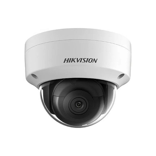 Câmera de Vigilância IP Hikvision Dome WDR DS-2CD2121G0-Is 2MP - Branco/Preto