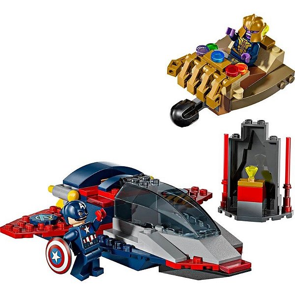 Lego Marvel Captain America vs. Thanos - 76319 - (107 piezas)