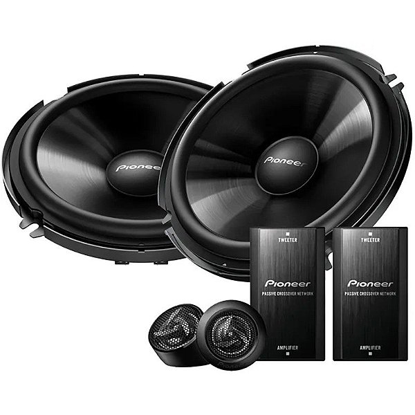 Kit de Alto-falantes Pioneer TS-651C 6.5" (90W RMS) 390W 2 Vias