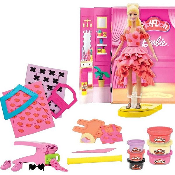 Boneca Barbie Designer Fashion Show Play-Doh Hasbro - G1356