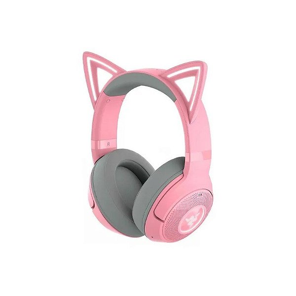 Fone Razer Kraken Kitty V2 Bluetooth RGB Quartz Ed