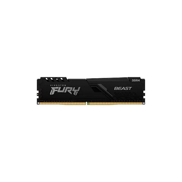 Memória RAM Kingston Fury Beast 8GB DDR4 3200MHz - Preto KF432C16BB/8