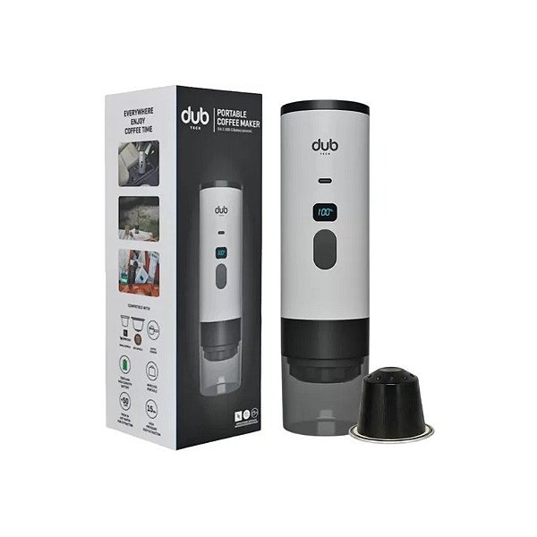 Cafeteira Portátil Dub DBCM 3 Em 1 USB-C - Branca