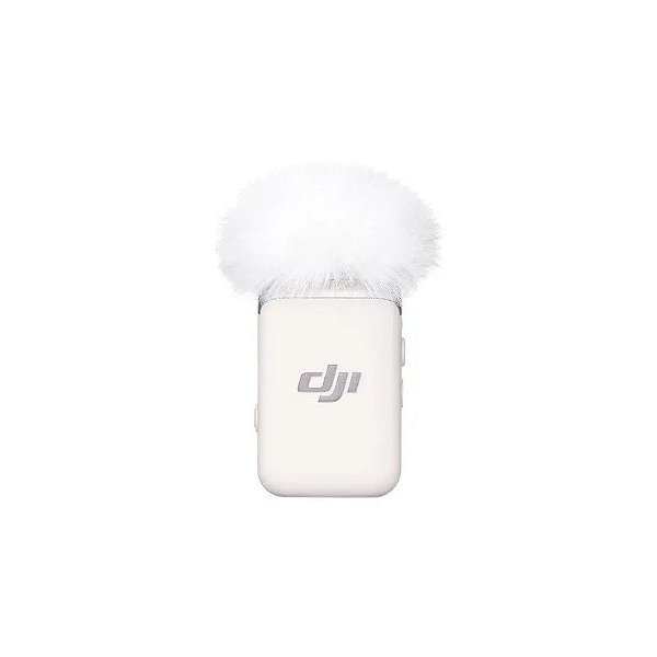 Microfone Sem Fio Dji Mic 2 DMT02 - USB-C - Bluetooth - Recarregável - Branco Pérola