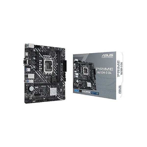 Placa Mãe Asus Prime H610M-D LGA 1700 DDR4