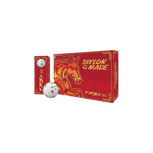Jogo de Bolas de Golfe Taylormade M1053301 TP5X Pix Lunar New Year 12 Unidades