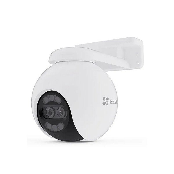 Câmera IP Ezeviz CS-H80X 8+2MP 4K Wi-Fi Lente Dupla Externa