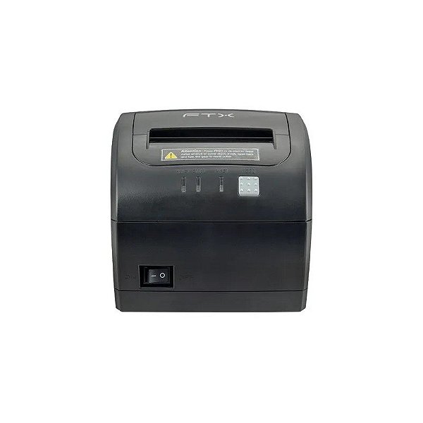 Impressora Térmica FTX FTXP-80B - Vermelho/USB/Bluetooth/RJ-11 - 80 MM - Bivolt - Preto
