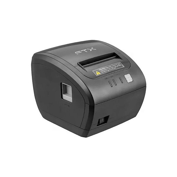 Impressora Térmica FTX FTXP-80W USB/Rede/WiFi/Preto Bivolt