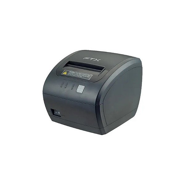 Impressora Térmica FTX FTXP-80W - Vermelho/USB/Wi-Fi/RJ-11 - 80 mm - Bivolt - Preto