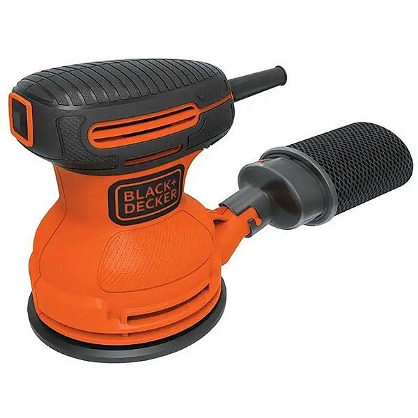 Lixadeira Roto Orbital Black+Decker 5" BDERO100-B2C 180W 220V/50Hz