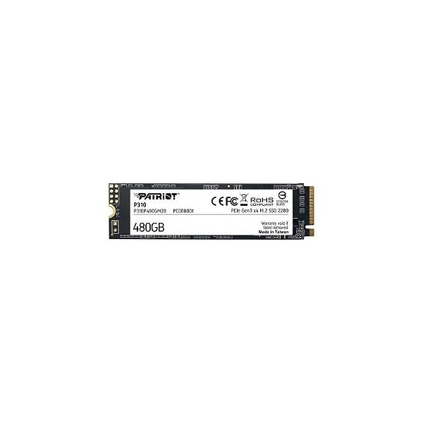Disco SSD M.2 480GB Patriot Nvme PCI-Exp P310P480GM28