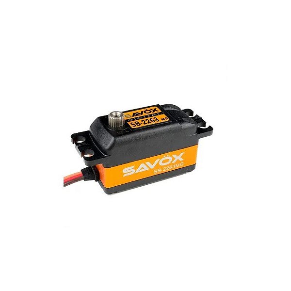 Servo Savox SB-2263MG Perfil Baixo Plus 6V 10KG 0.076S