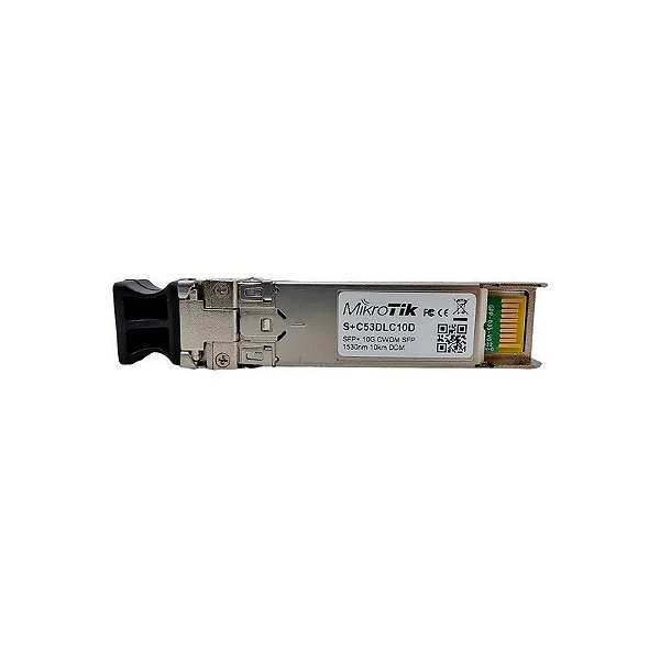 Cabo SFP+ Mikrotik CWDM s+C53DLC10D 10G SM 10KM 1530NM LC