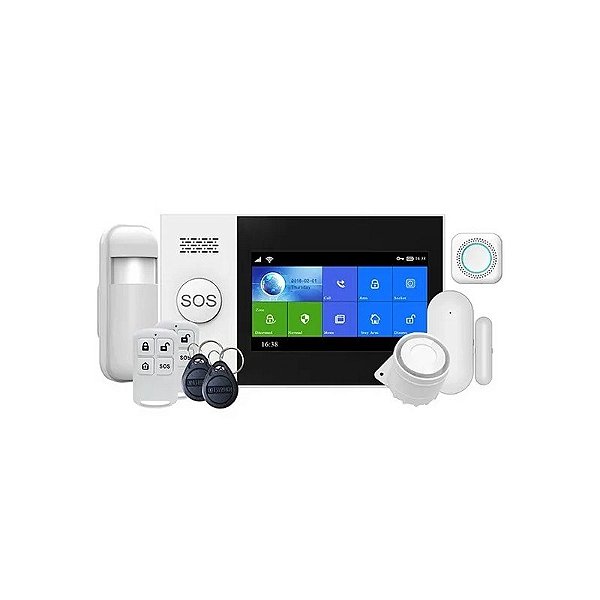 Alarme Residencial 4LIFE FL1074G 4G/Wifi - Branco