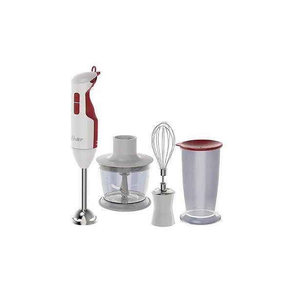 Liquidificador Oster Delight FPSTHB2615U-057 3 Em 1 250W 220V Branco/Vermelho
