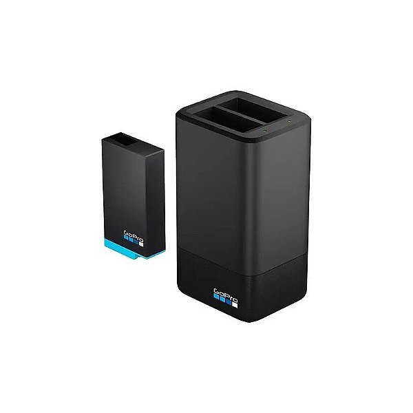 Carregador de Bateria Gopro Duplo + 1 Bateria Max ACDBD-001 360