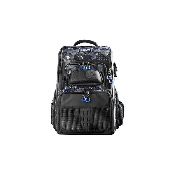 Mochila de Pesca Marinha M-MP20C 20L + 4 Caixas de Isca