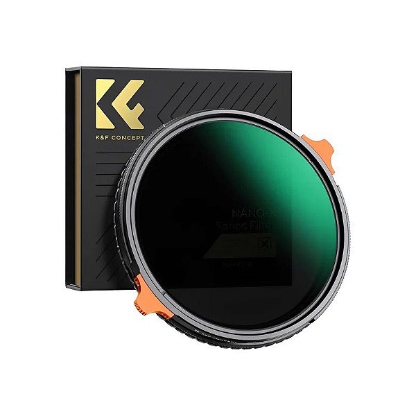 Filtro de Lente K&F Série Nano-X ND4-ND64 CPL + ND Variável 67 MM (KF01.1915)