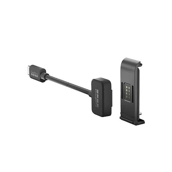 Kit de Cabo de Alimentação Gopro ADCON-001 Contato Magnético para Câmeras Gopro - Preto