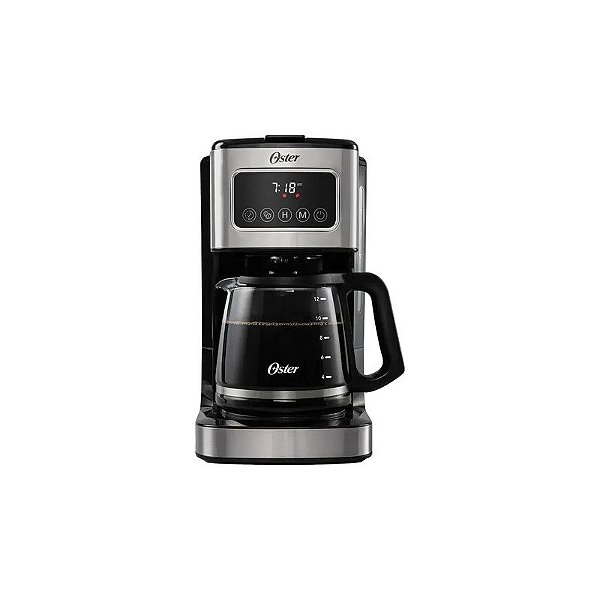 Cafeteira de Filtro Oster BVSTDC4403-053 12 Xícaras 220V Preto - Prata