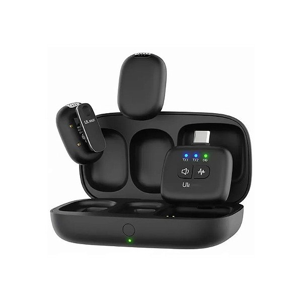 Microfone Sem Fio Ulanzi A30 Tipo C - Preto