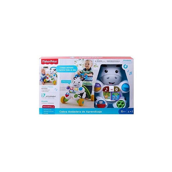 Joguete Andador Fisher Price DMP82 Zebra Aprendizagem