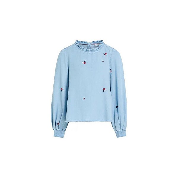 Blusa Manga Longa Infantil Menina Tommy Hilfiger KG0KG08047 1A7