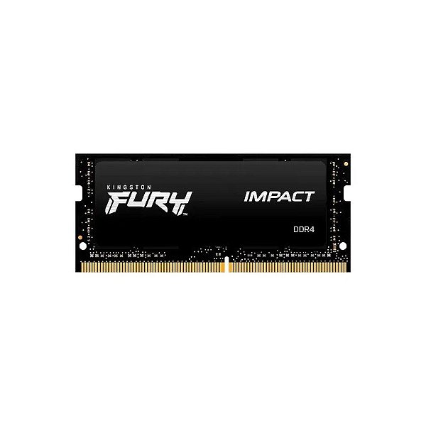 Memória RAM Kingston Fury Impact 8GB DDR4 3200MHZ para Notebook - KF432S20IB/8